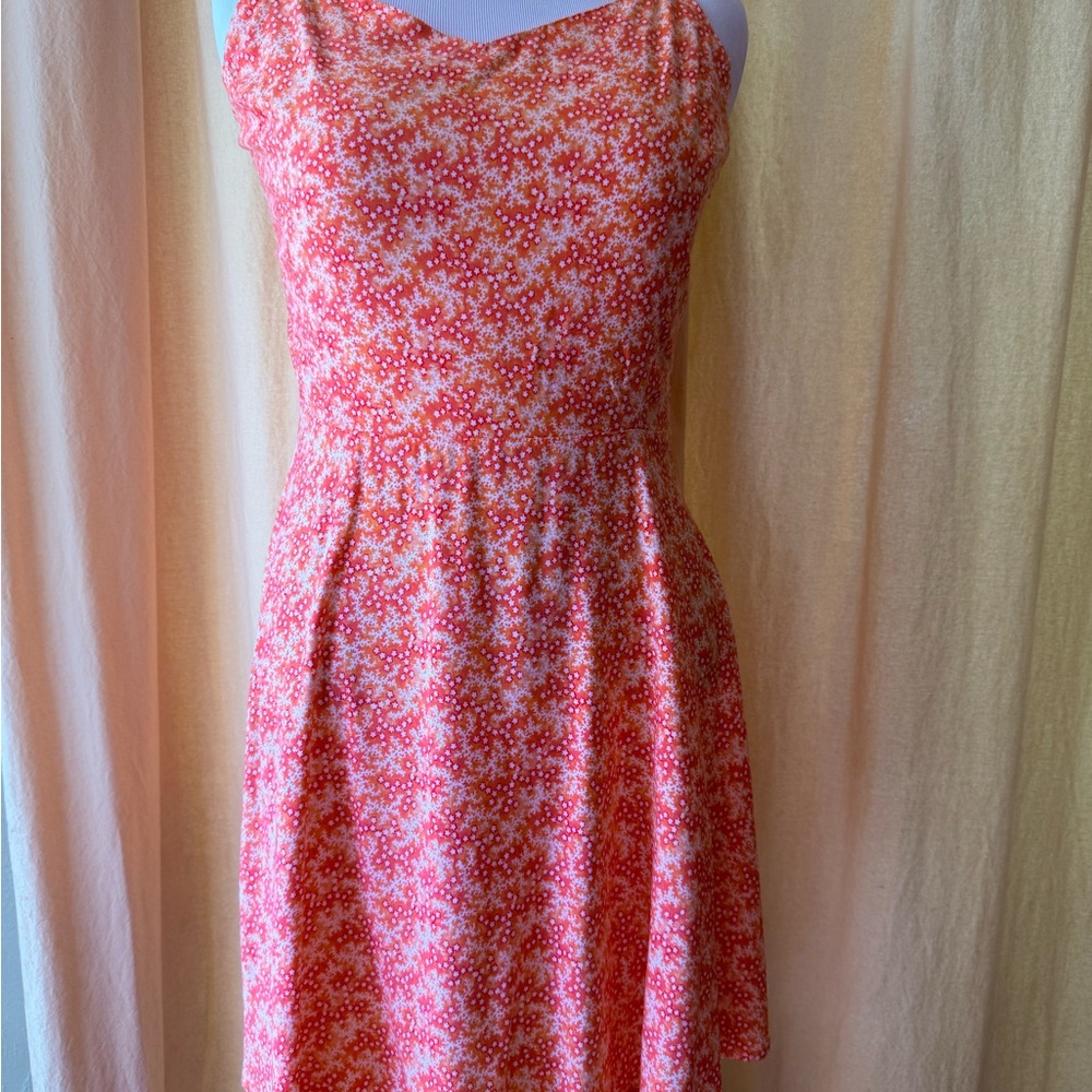 Fit and Flare Adjustable Strap Dress